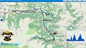 NRW on Tour Aostatal Alpin Tour Map Tag 2