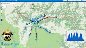 NRW on Tour Aostatal Alpin Tour Map Tag 5