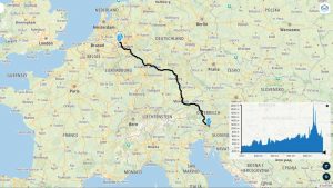 Österreich Slowenien Tour 2023 Reunion Hinfahrt