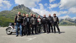 NRW on Tour auf der Bieler Höhe auf der Silvretta Hochalpenstraße angekommen
